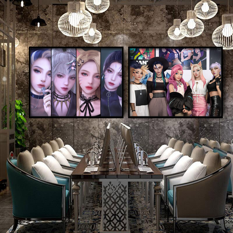 墙面网咖游戏电竞风房间装饰画