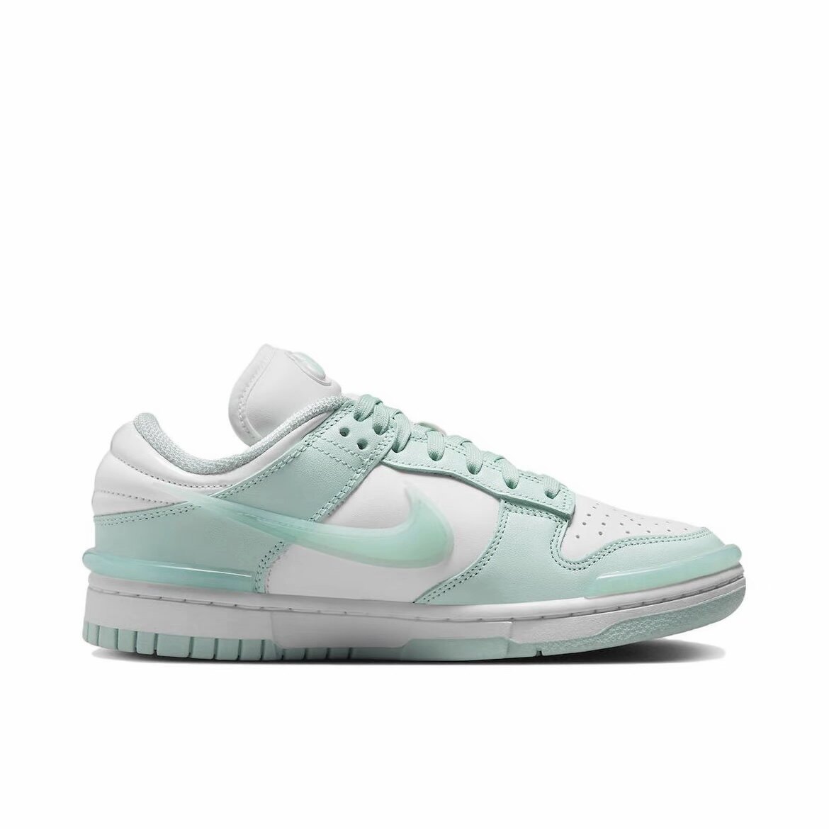 Nike 皮革 时尚百搭 低帮 板鞋 女款 白蓝 DZ2794-101成都qy仓