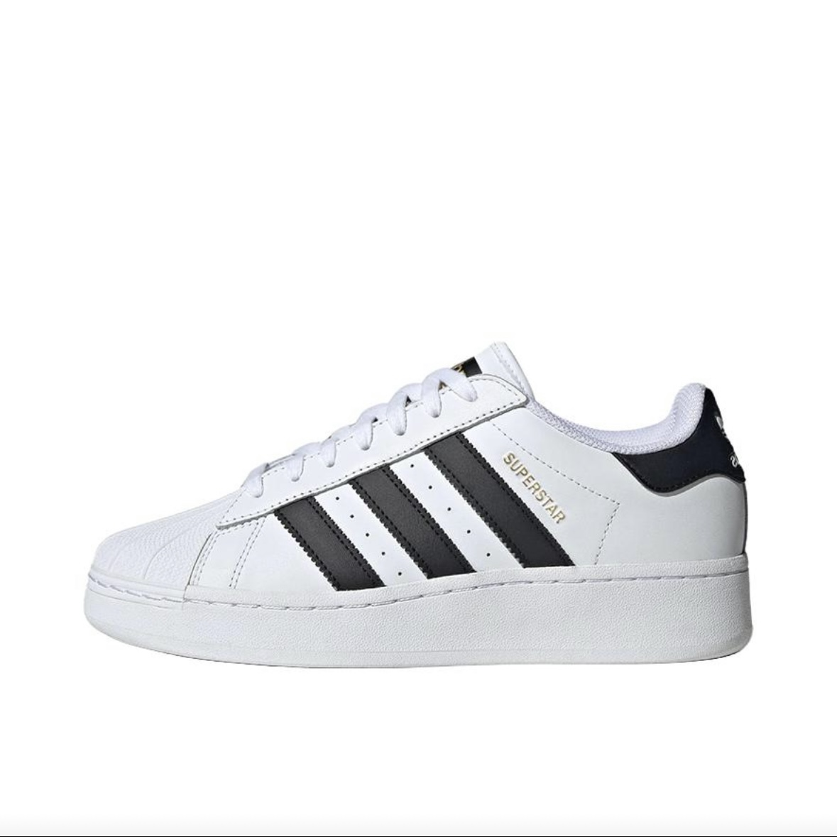 adidas originals SUPERSTAR XLG 舒适 透气 耐磨低帮 板鞋青岛仓