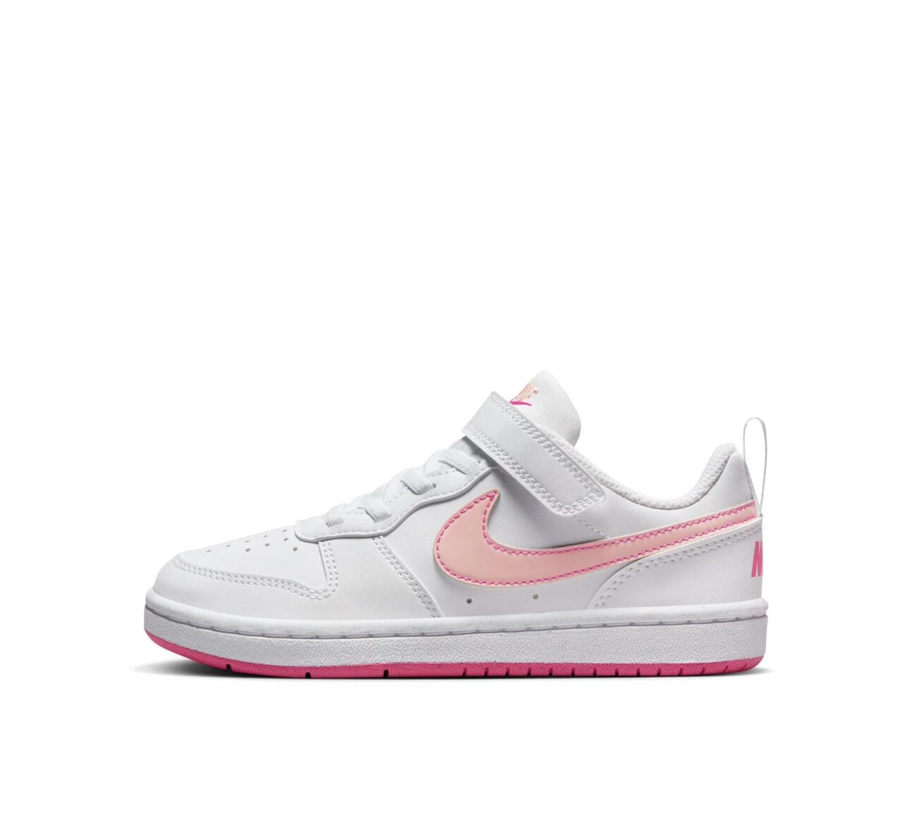 Nike Court Borough 舒适百搭 DV5457-111 儿童板鞋 白粉 延