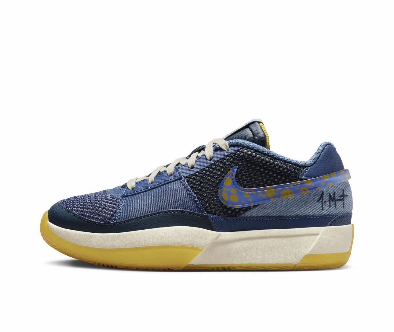 Nike/耐克正品莫兰特一代 低帮 篮球鞋 蓝黑色 青少年款 重庆Tr仓
