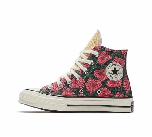 Converse 1970s 花卉 印花 高帮 帆布鞋 167988C 重庆Tr仓
