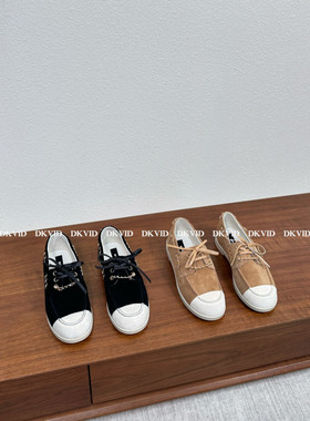 DKVID 高级工艺/链条款 金属装饰磨砂皮厚底休闲单鞋