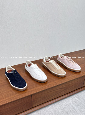 DKVID 准柜级/严选出品 真皮平底休闲小白鞋运动德训鞋