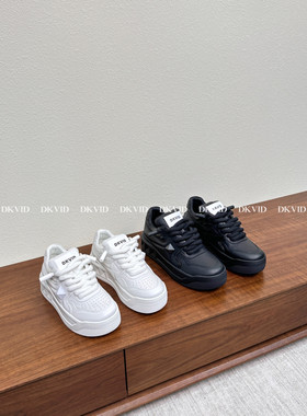 DKVID 厚重质感/铆钉 3.26 胖丁真皮厚底增高面包鞋休闲小白鞋