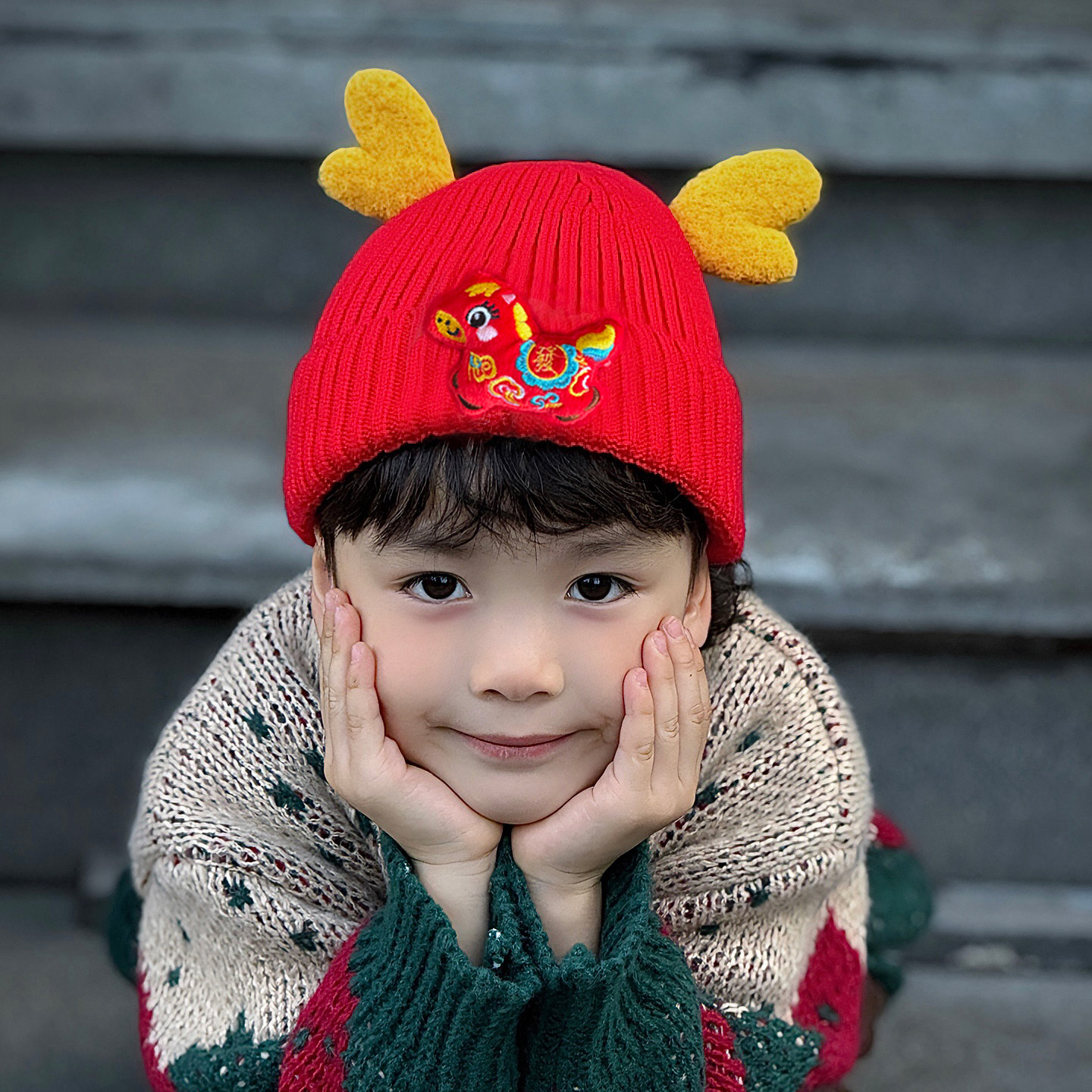 红色儿童帽子小男孩女宝新年过年喜庆的拜年2026马元素本命年头饰,童装/婴儿装/亲子装,帽子,淘宝优惠券,粉丝福利购,淘宝优惠卷