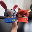 儿童棒球帽子鸭舌男孩尼克狐狸朱迪警官兔子疯狂动物城2头饰配饰