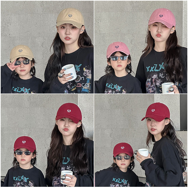 儿童棒球帽子中大男孩鸭舌2025新款亲子款母子母女痞帅气炸街春秋