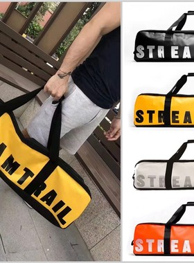 日本StreamTrail户外防水袋浮潜自由潜水脚蹼包加长版人气手提包