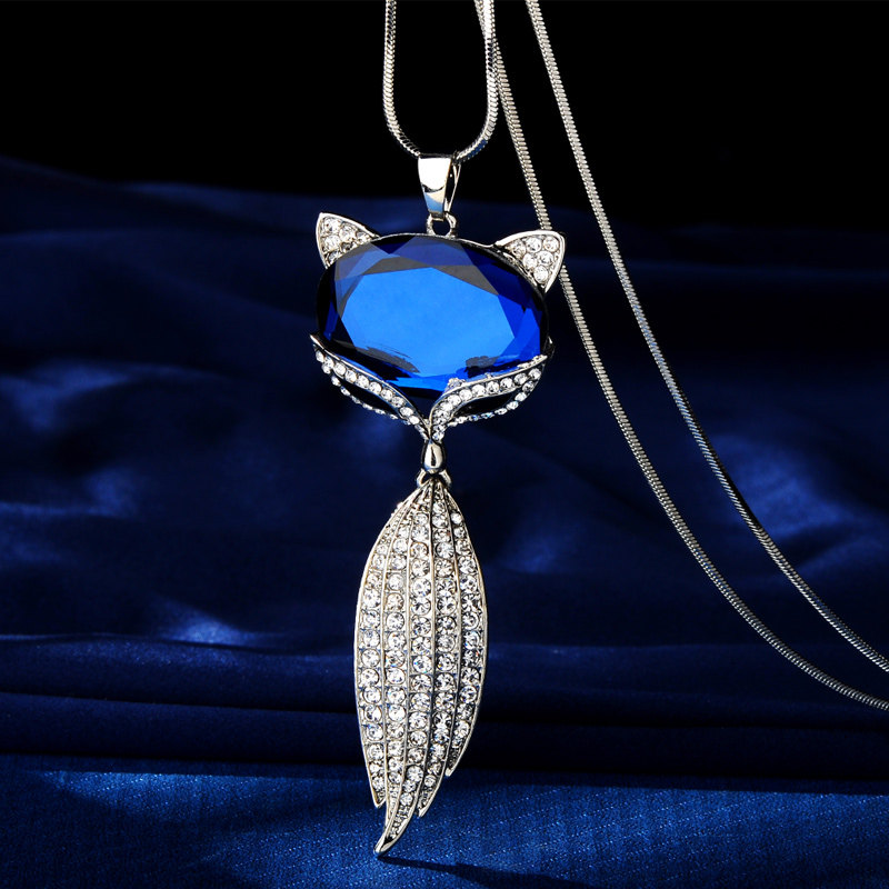 韓版流行個性毛衣鏈新款仿水晶項鏈女款飾品時裝配飾秋冬長項鏈在類目 飾品/流行首飾/時尚飾品新, 項鍊中 - 來自Buy2taobao.com提供專業的淘寶代購服務