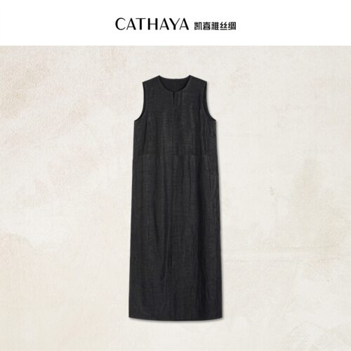 CATHAYA/凯喜雅国风无袖连衣裙KOK2FLJN614
