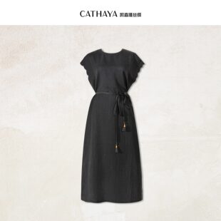CATHAYA/凯喜雅 花边短袖连衣裙 FAK2FLJN331