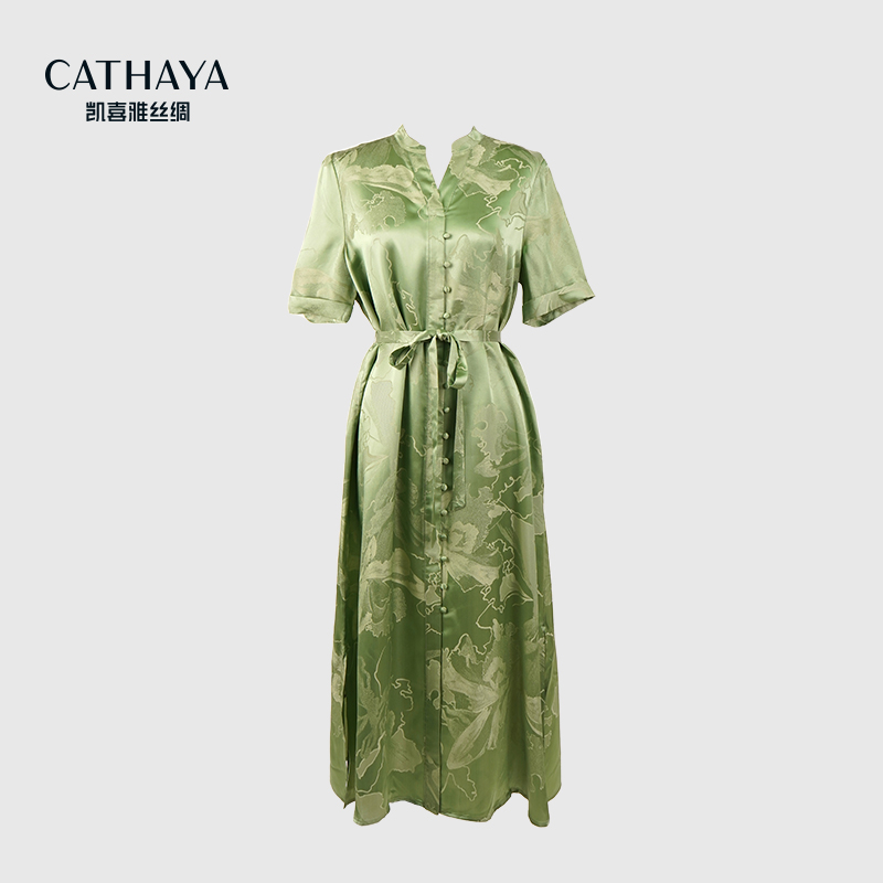 凯喜雅桑蚕丝连衣裙