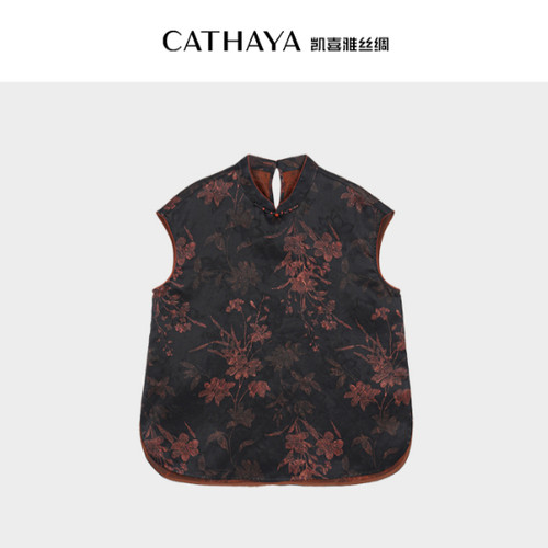 CATHAYA/凯喜雅国风盖袖上衣HSK2FOJM236