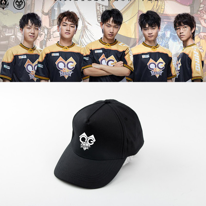 王者荣耀世冠qghappy周边帽子 fly同款鸭舌帽飞牛许诺棒球帽应援