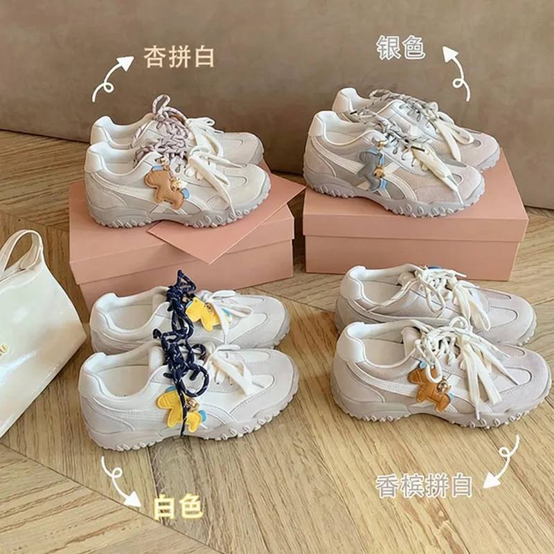 内增高8cm葡萄妈同款德训鞋女春季新款老爹鞋百搭休闲运动鞋