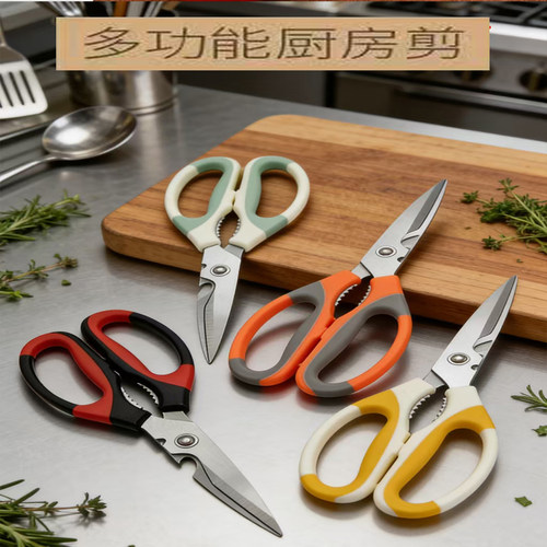 厨房剪刀多功能不锈钢剪刀