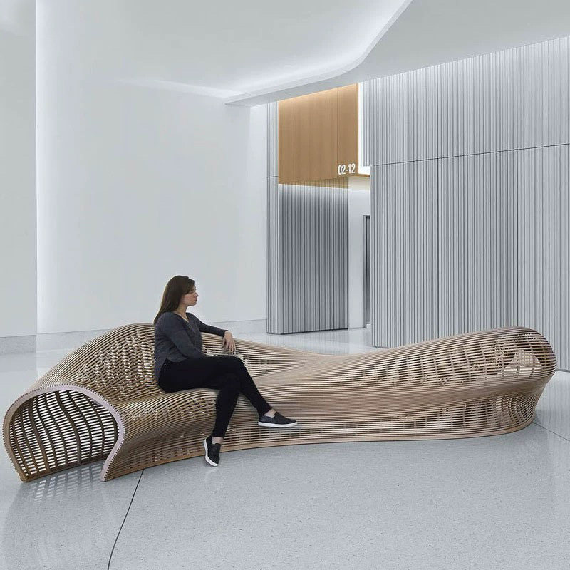 户外藤编沙发室外室内商用酒店商场招商中心会所商业街休闲区藤椅