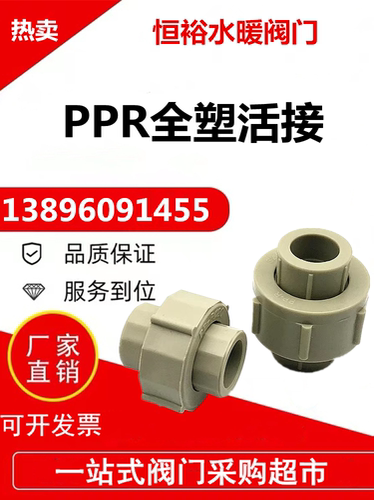 水管配件接头PPR全塑活结