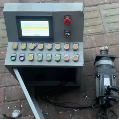 冲床电脑自动送料控制器一套，触摸屏控制，带1.5kw伺服电机 ~议