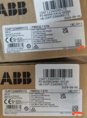 ABB PM5032-T-ETH CPU模块，2MB以太网处 ~议价