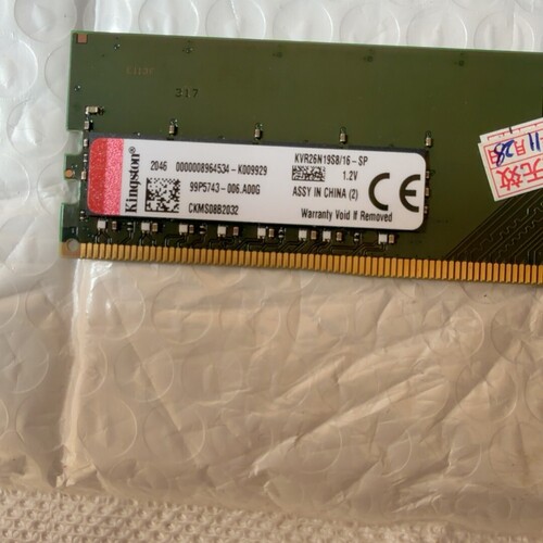 金士顿16G+2666+DDR4台式内存条+原装正品+成色好 ~议价