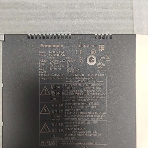 松下A6伺服驱动器MCDLN35NE，750W，实物拍摄，成 ~议价