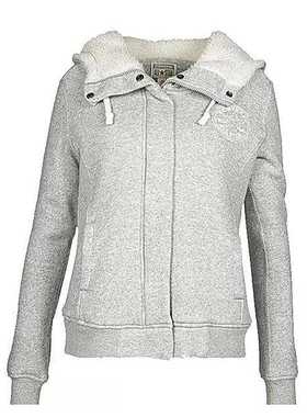 只卖真鞋匡威女装运动休闲印花绒里连帽拉链衫夹克外套09604C035