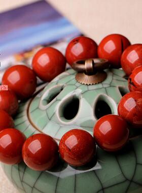 红竹石手链石碑护身男女饰品可结印册佛珠手链断掌苦情饰品礼物