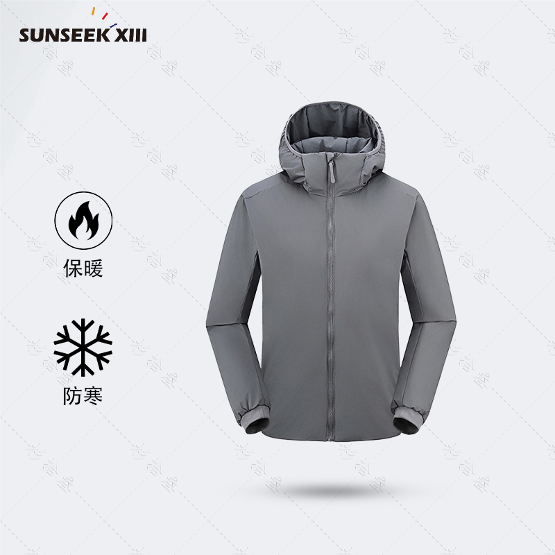 三防棉衣】连帽保暖防风防水男士棉衣防雨户外运动棉服6076