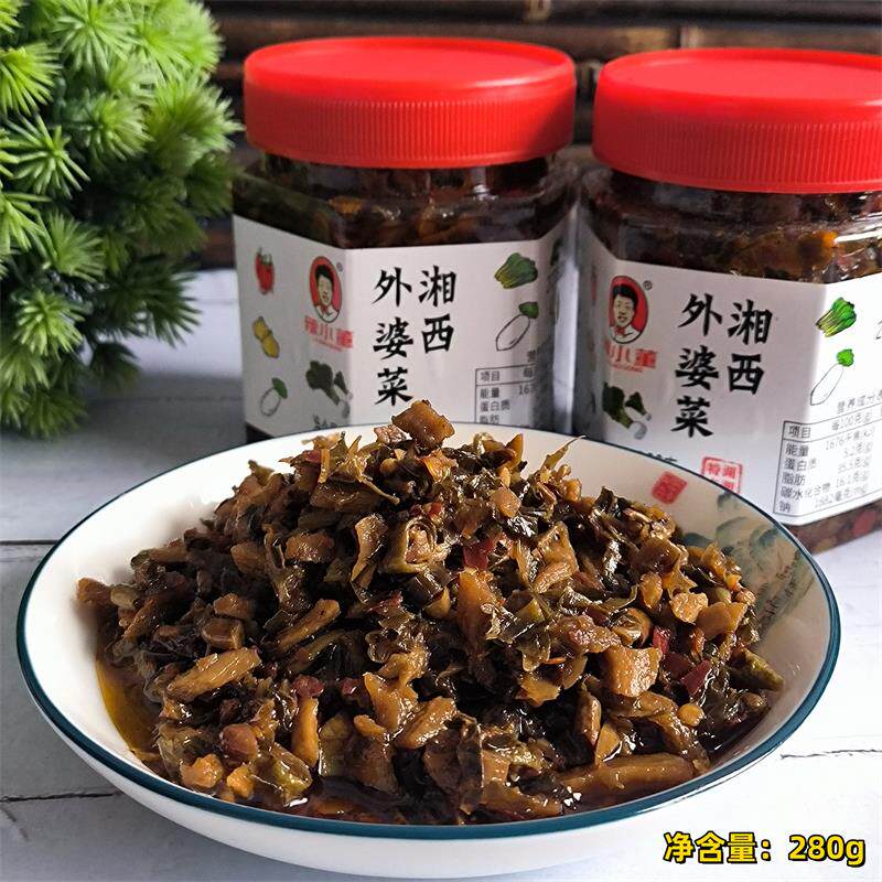 辣小董湘西外婆菜湖南特产农家自制即食香辣下饭菜酱腌菜咸菜