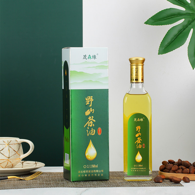 恩施土特产茂森缘野山茶油湖北恒贸纯正野生山茶籽儿童食用植物油