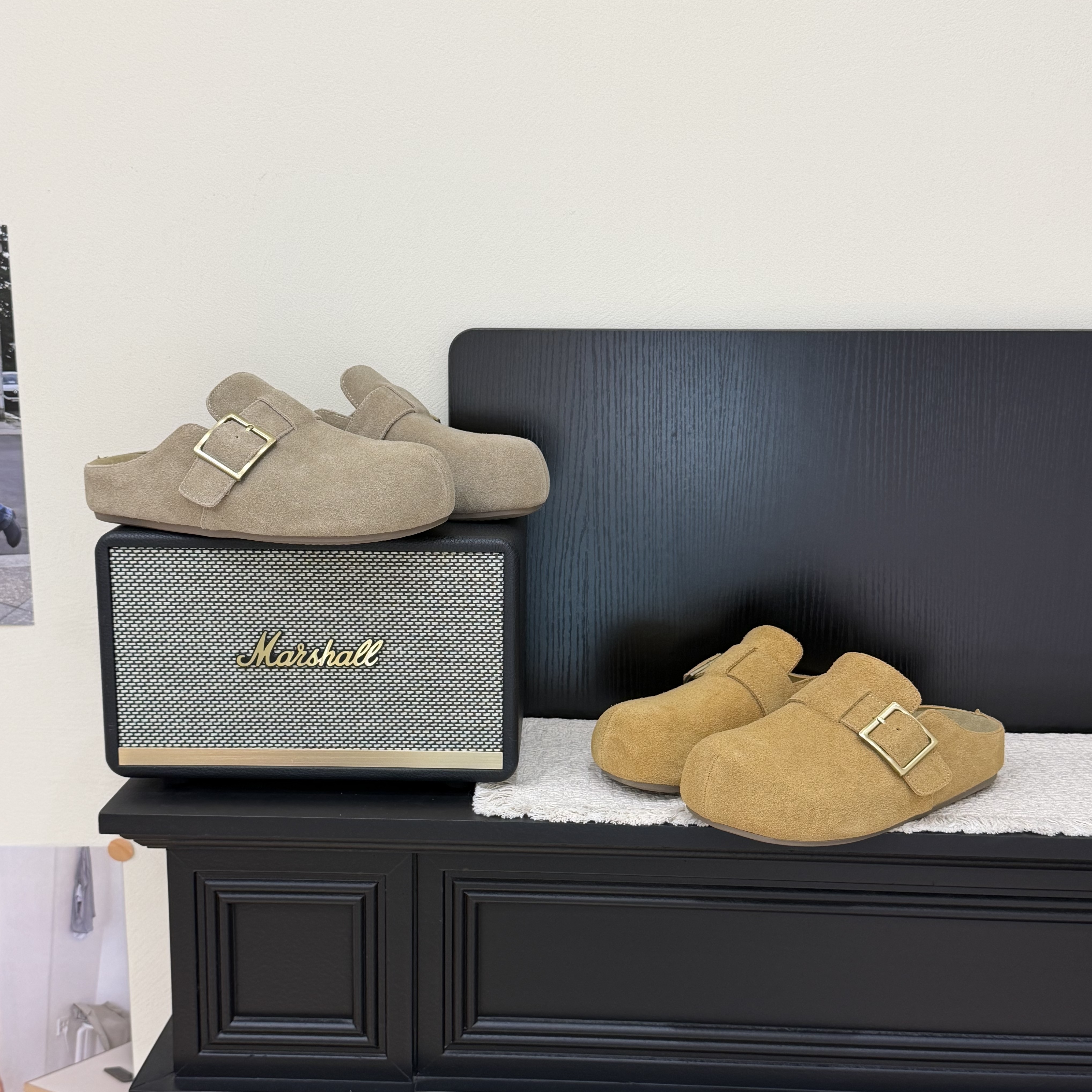 兜小兜新款韩版牛反绒皮松弛感春夏勃肯拖鞋内增高真皮厚底懒人拖,女鞋,勃肯鞋/软木鞋,淘宝优惠券,粉丝福利购,淘宝优惠卷