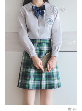 65折清仓 度曲JK制服丸襟衬衫圆领娃娃领秋冬长袖女生日常