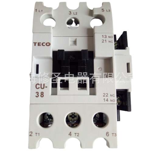 特价台安交流接触器380VAC原装CU-38 AC220V AC110V正品TECO现货