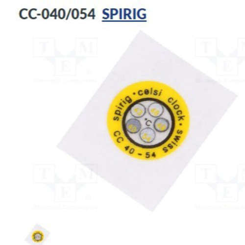 CC-040/054   SPIRIG 温度指示器; 40°C43°C46°C49°C54°