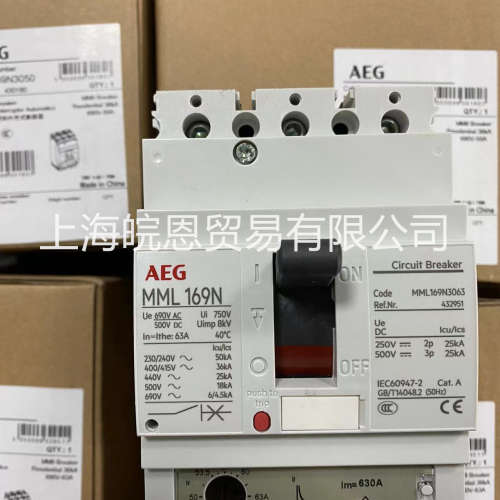 GE通用电气 MML169X4050 MML169X4063 MML169X4080德国AEG断路器