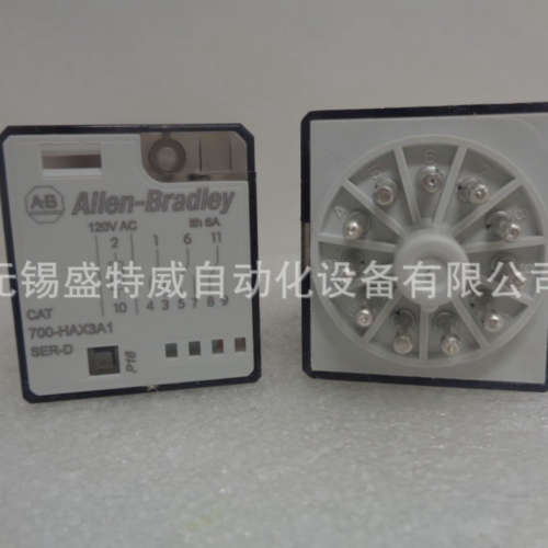 原装现货 700-HAX3A1  美国AB  针管型继电器11针 120VAC镀金触头