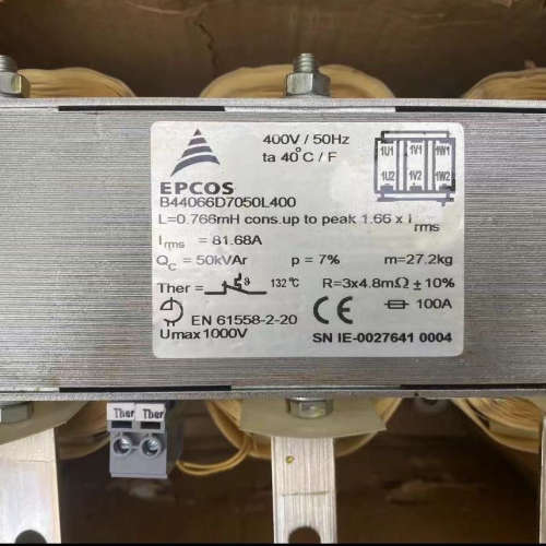 新品 EPCOS电抗器 B44066D7050H402 进口 23年新款