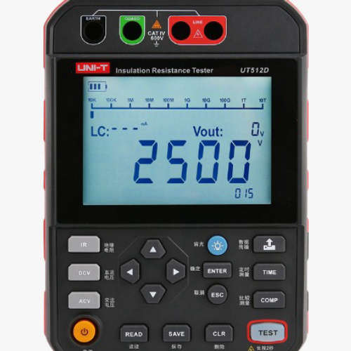 优利德UT512D绝缘电阻测试仪2.5KV高压绝缘电阻仪数字兆欧表