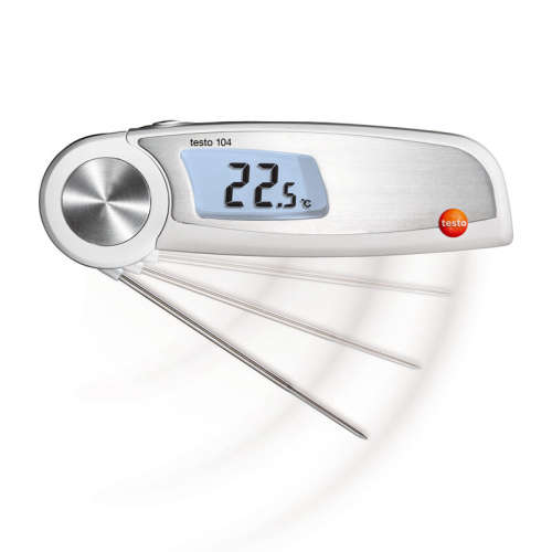 德图testo104可折叠式防水温度计测温仪测量食品温度 testo104