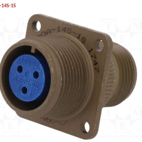 97-3100A-14S-1S连接器: 圆形; 尺寸 14S