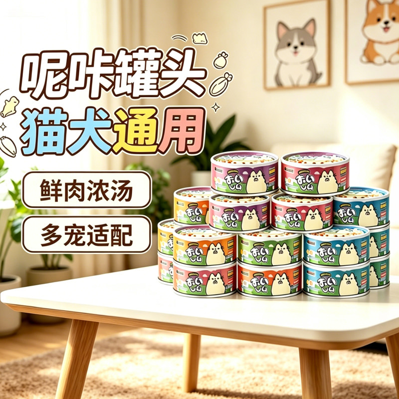 咔85克犬猫通用罐头成幼猫咪罐头图片