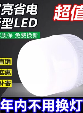 led节能品牌老式E27螺口灯泡B22卡口灯泡客厅室内超亮家用照明灯