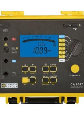 Chauvin Arnoux CA6547绝缘电阻测试仪高精度多功能检测