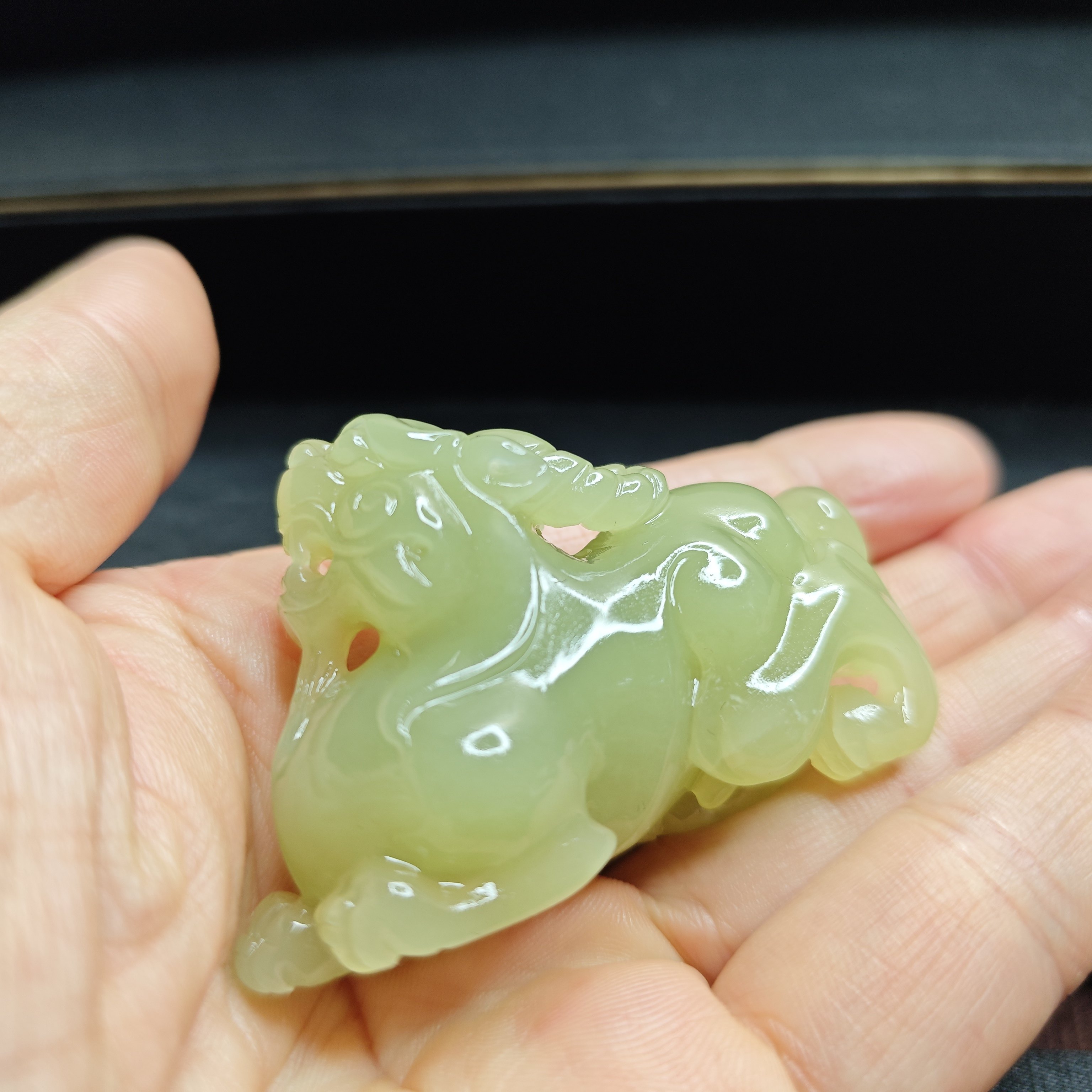 特惠天然新疆和田玉若羌黄口玉料立体貔貅玩件吊坠挂件礼物男女