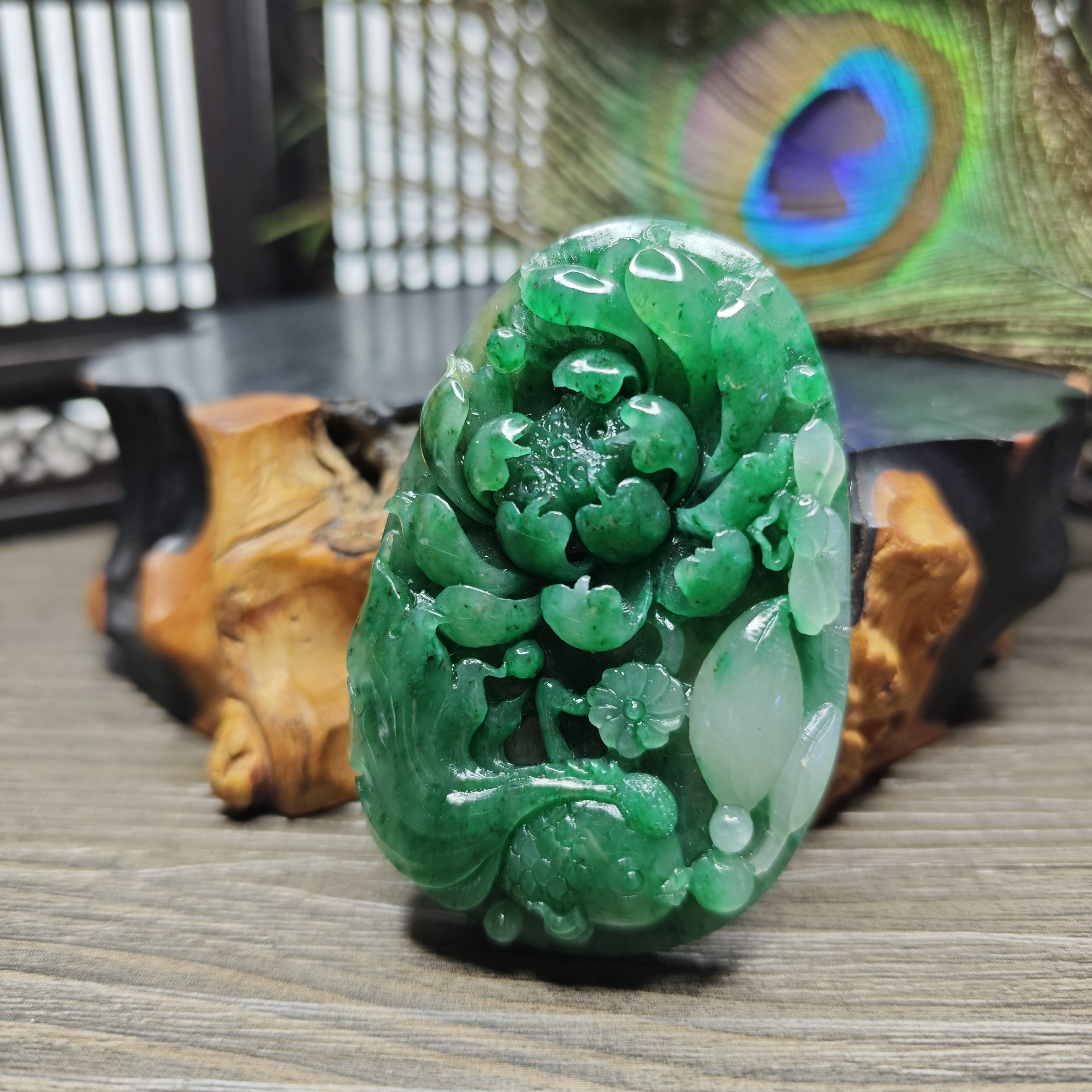 收藏老坑料天然南阳独玉白天蓝和美玉石精品玉器吊坠挂件国风证书