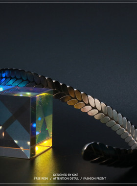 古希腊世界和平钛钢时尚风手镯