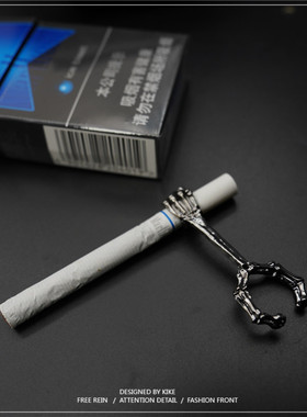 骷髅手开口戒指创意实用礼物指环