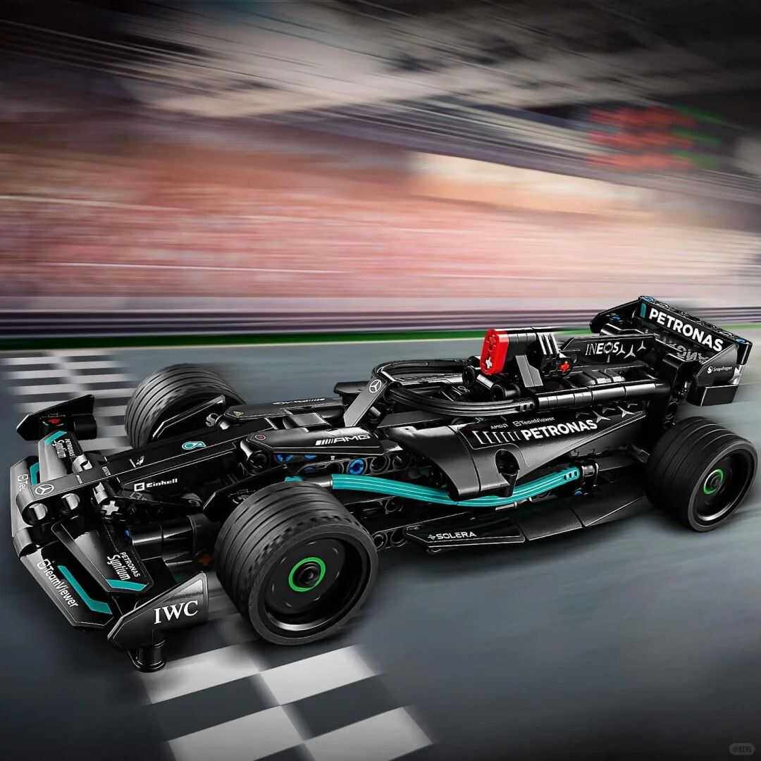 42153梅赛德斯奔驰f1方程式赛车模型儿童拼装积木玩具跑车赛车